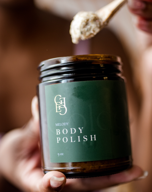 Melody Lavender Exfoliating Body Polish | Golden Essence Co.