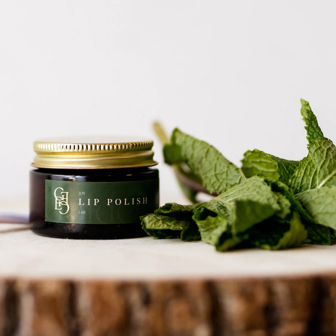 Joy Peppermint Lip Polish | Golden Essence Co.