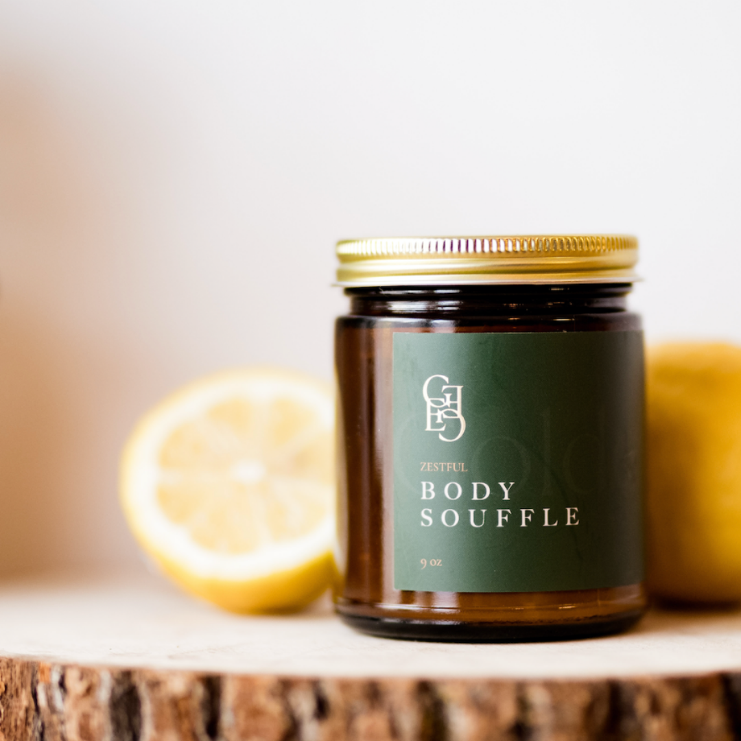 Zestful Lemon Whipped Body Soufflé | Golden Essence Co.